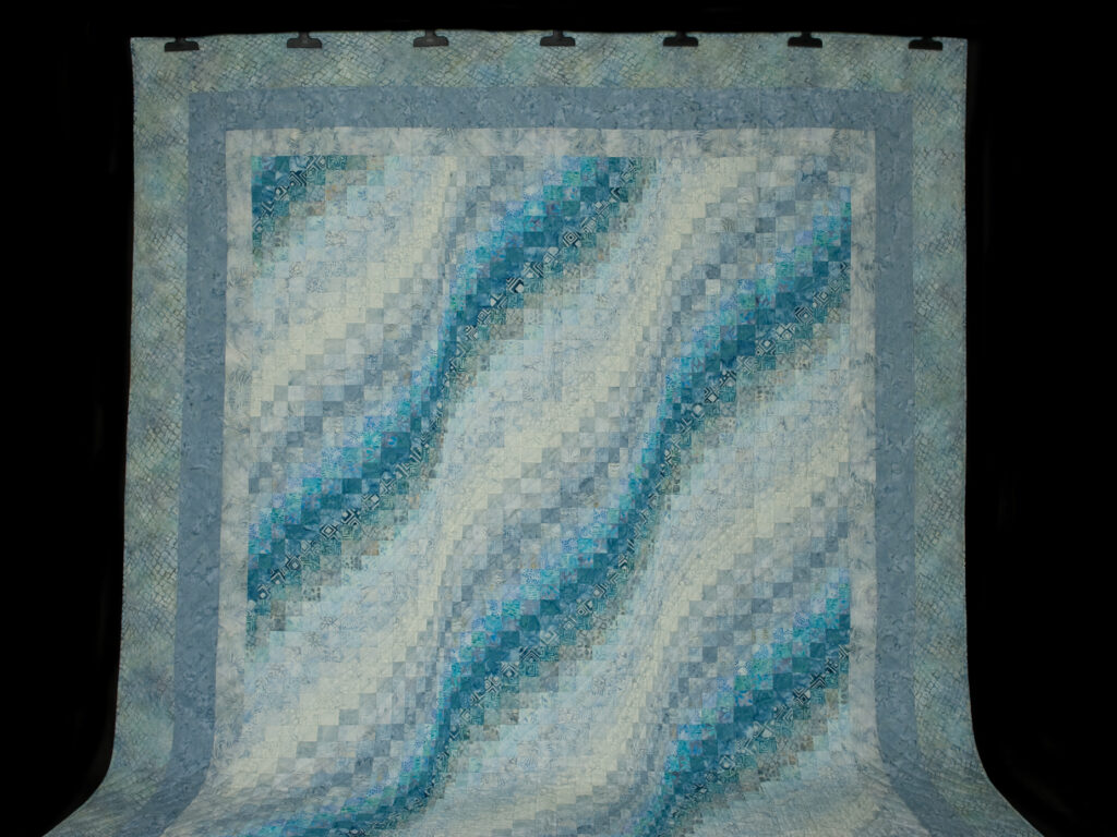King Bargello Wave in BatiksOcean Spray