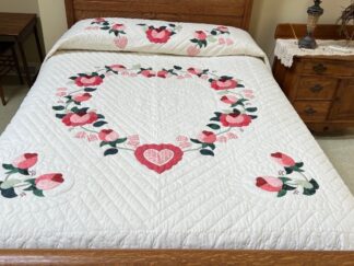 Heart of Roses - CJHorst Original  Queen size