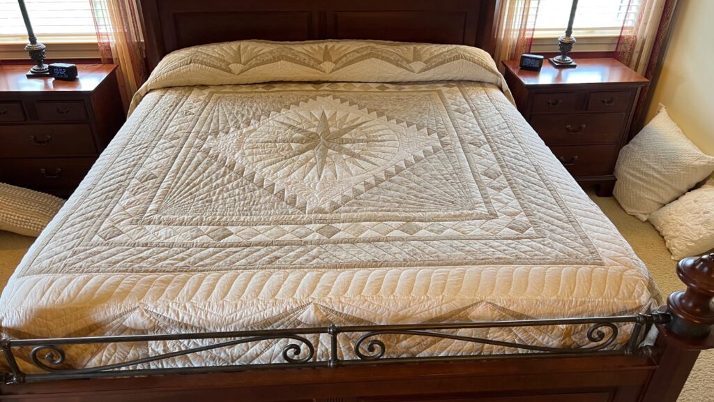 Mariners Compass Star - King size - Neutrals