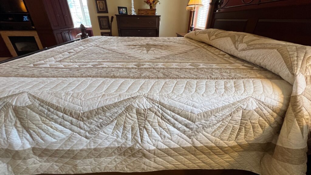 Mariners Compass Star - King size - Neutrals - Image 2
