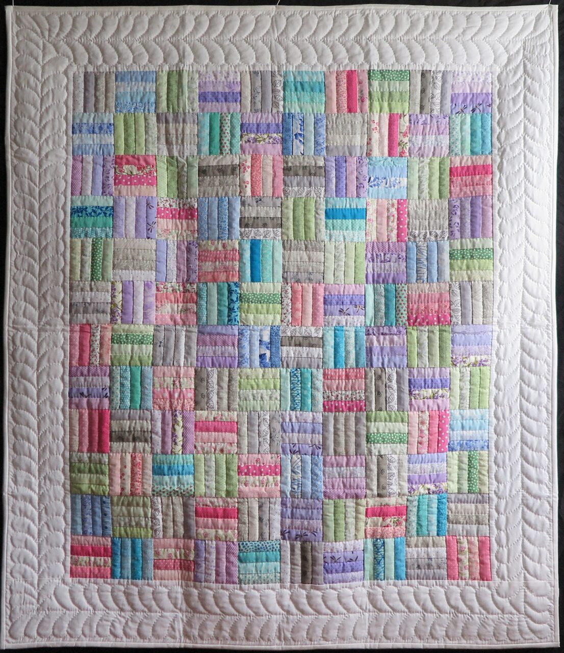 Pastel Patches Crib Quilt - Image 2