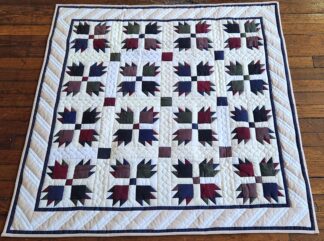 Indiana Amish Bear Paw Prints Quilt