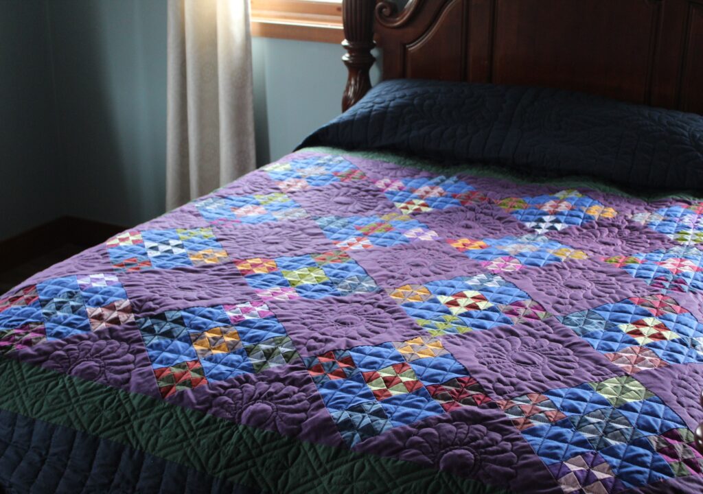 Amish Double Nine Patch Quilt