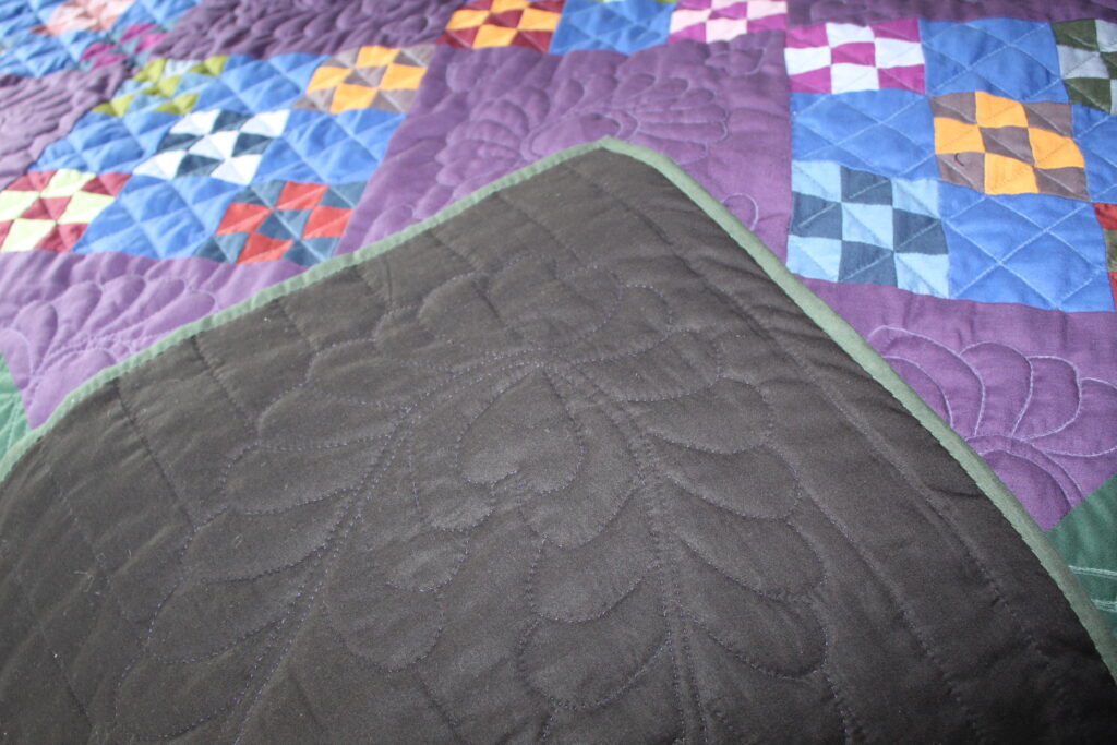 Amish Double Nine Patch Quilt - Image 8