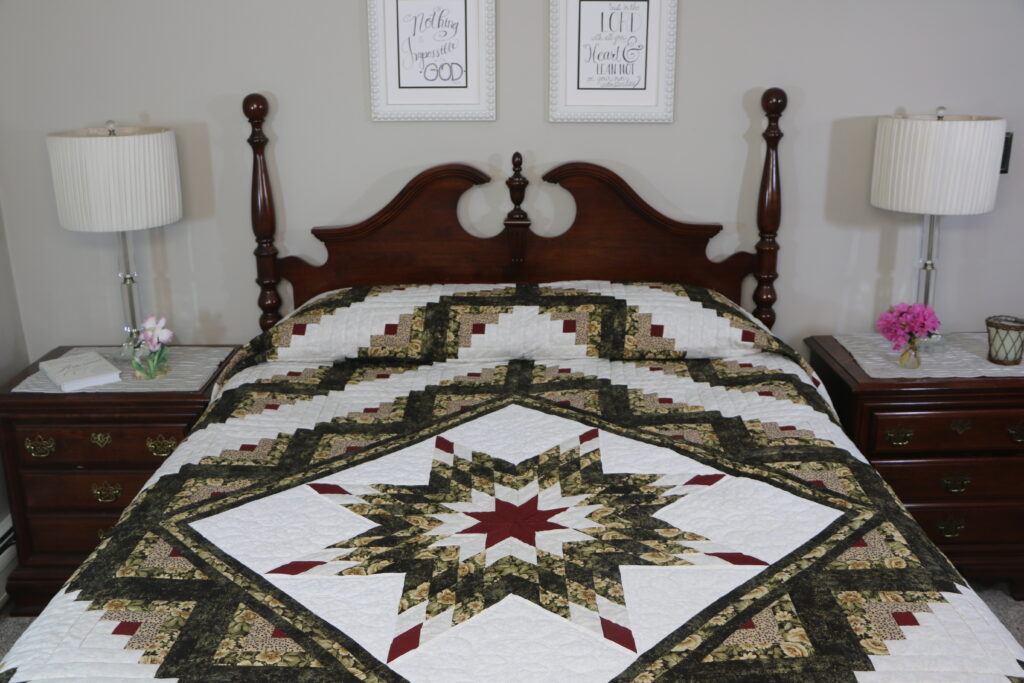 Lone Star Log Cabin Quilt