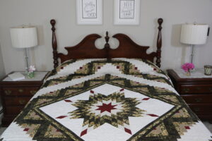 Lone Star Log Cabin Quilt