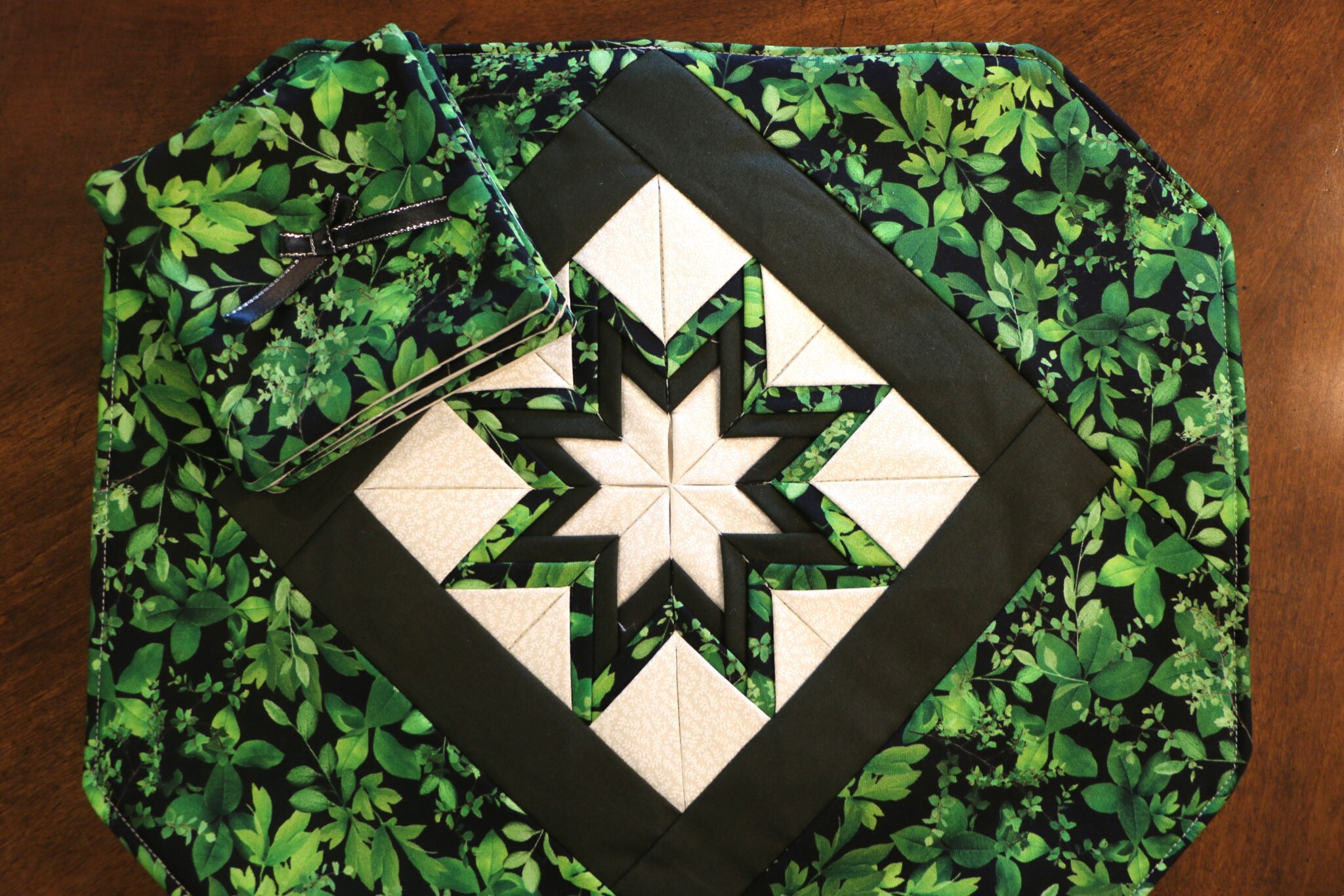 Handmade Folded Star Placemats and Coasters