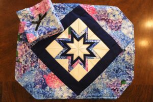 Handmade Folded Star Placemats  and Coasters