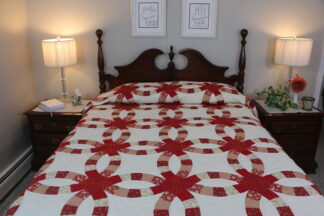 KING Double Wedding Ring Quilt