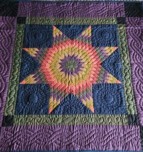 Amish Colors Lone Star Wall Hanging