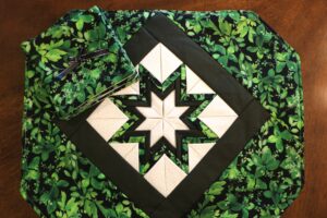 Handmade Folded Star Placemats  and Coasters
