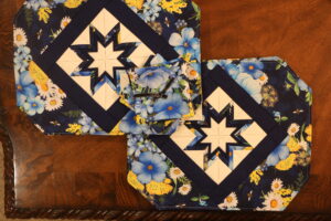 Handmade Folded Star Placemats  and Coasters
