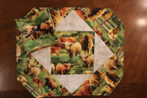 Handmade Folded Star Placemats  and Coasters